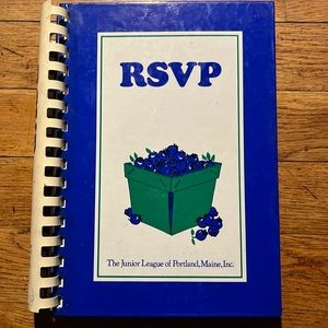 RSVP cookbook the junior league of Portland,Maine,inc.